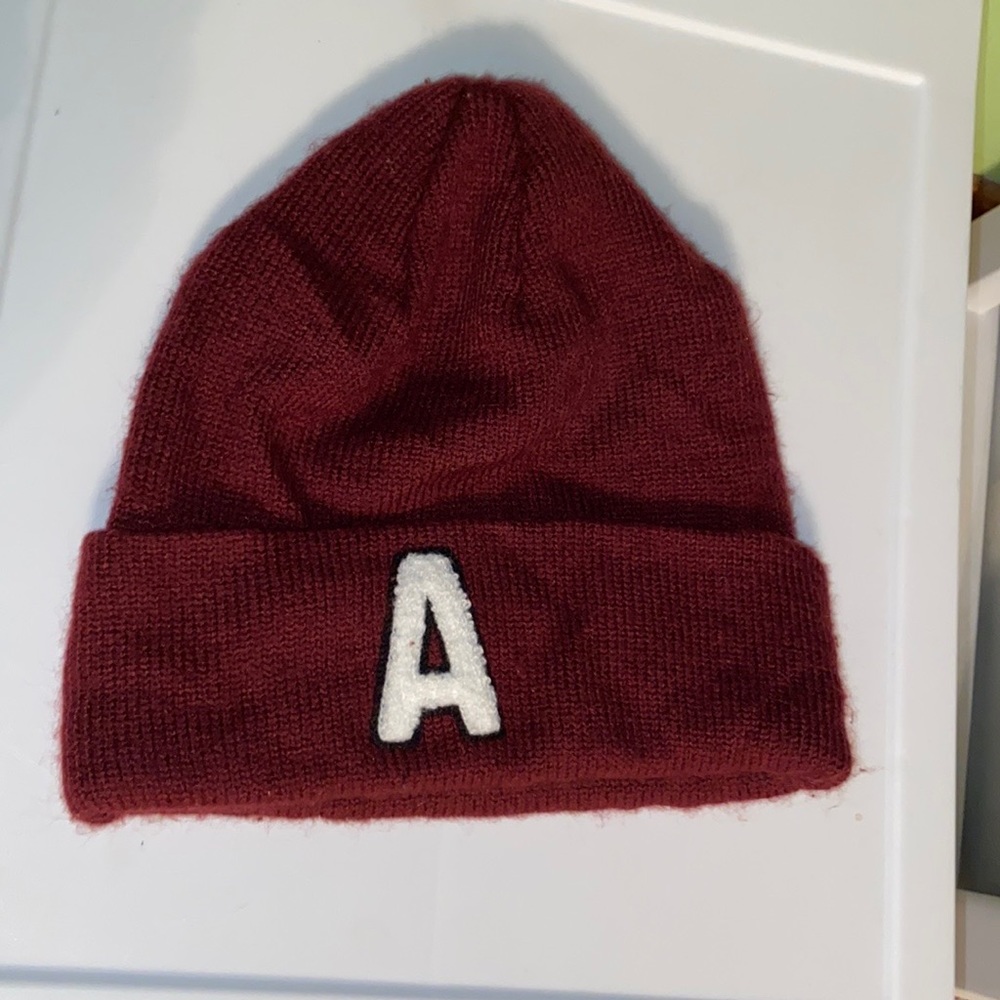 Burgundy A Beanie